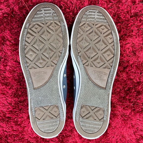 Converse Chuck Taylor All Stars Navy Blue Men’s 10 High Top Denim - Picture 4 of 5